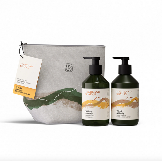 Highland Soap - Whisky & Honey Hand Care Gift Set