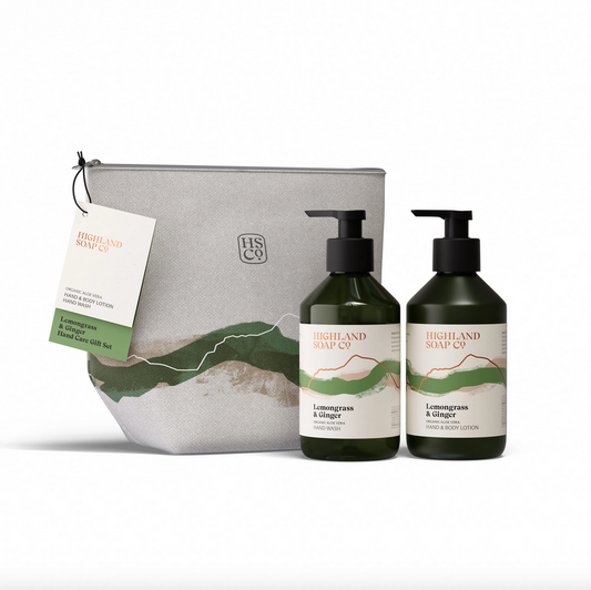 Highland Soap - Lemongrass & Ginger Hand Care Gift Set