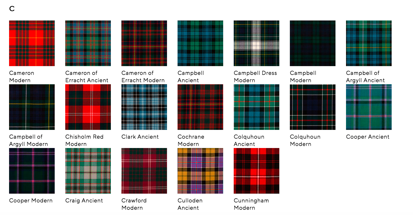 Lochcarron Traditional 8 Yard Braeriach Medium Weight Kilt - A-K Tartans