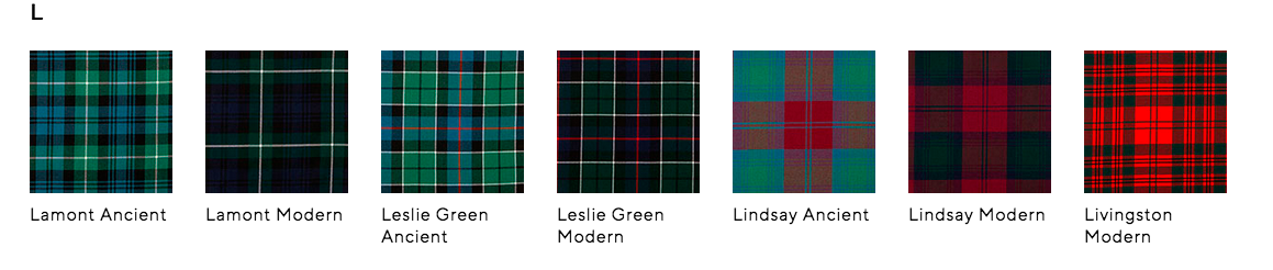 Lochcarron Traditional 8 Yard Braeriach Medium Weight Kilt - L-Y Tartans