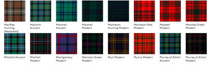 Lochcarron Traditional 8 Yard Braeriach Medium Weight Kilt - L-Y Tartans