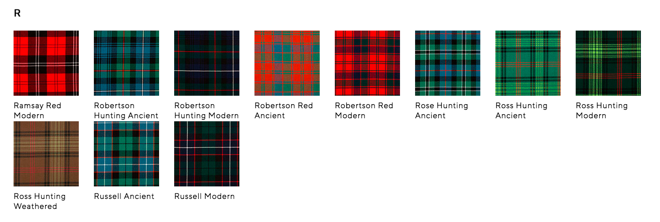 Lochcarron Traditional 8 Yard Braeriach Medium Weight Kilt - L-Y Tartans