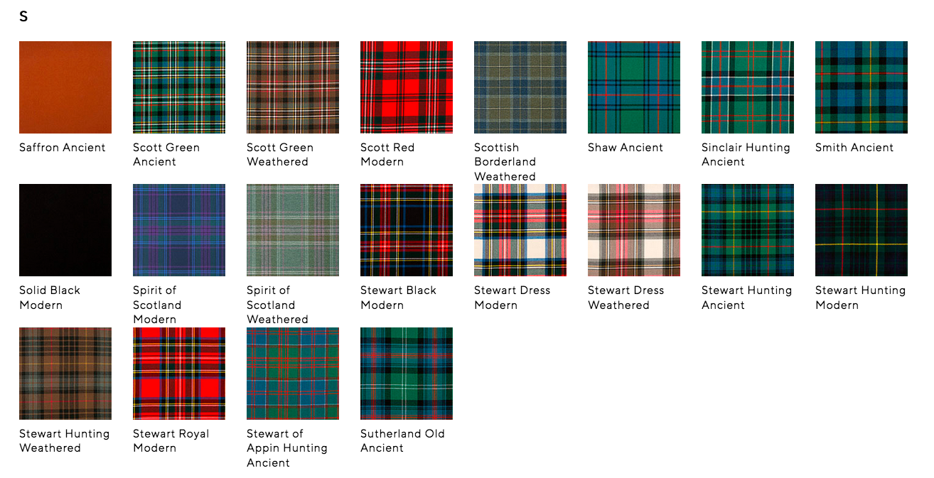 Lochcarron Traditional 8 Yard Braeriach Medium Weight Kilt - L-Y Tartans