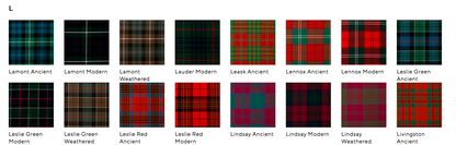 Lochcarron Mens Traditional 8 Yard Scottish Wool Strome Heavy Weight Kilt: K-M Tartans