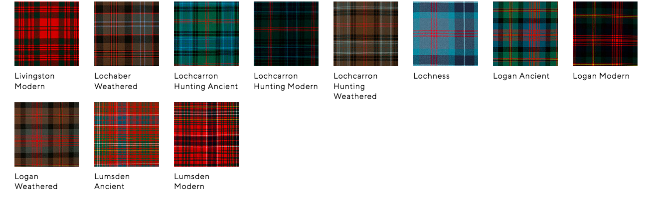 Lochcarron Mens Traditional 8 Yard Scottish Wool Strome Heavy Weight Kilt: K-M Tartans