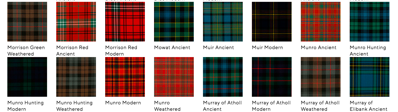 Lochcarron Mens Traditional 8 Yard Scottish Wool Strome Heavy Weight Kilt: K-M Tartans