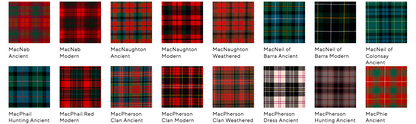 Lochcarron Mens Traditional 8 Yard Scottish Wool Strome Heavy Weight Kilt: MacK-MacT Tartans
