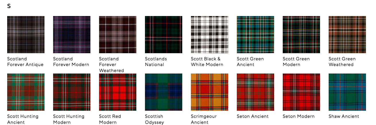 Lochcarron Mens Traditional 8 Yard Scottish Wool Strome Heavy Weight Kilt: S-Y Tartans