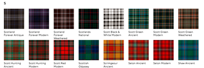 Lochcarron Mens Traditional 8 Yard Scottish Wool Strome Heavy Weight Kilt: S-Y Tartans