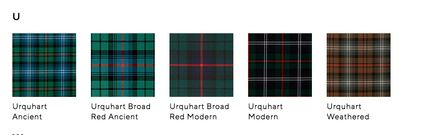 Lochcarron Mens Traditional 8 Yard Scottish Wool Strome Heavy Weight Kilt: S-Y Tartans