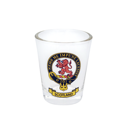 Colourful Clan Crest Shot Glass - Single