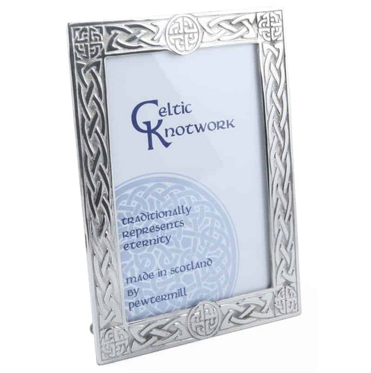Celtic Knotwork Rectangle Large Pewter Frame