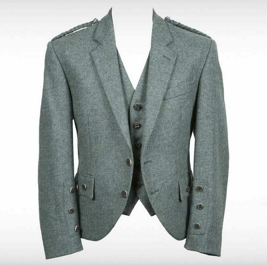 Pride Lovat Green Crail Jacket & Waistcoat