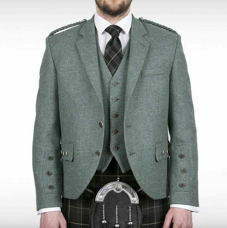 Pride Lovat Green Crail Jacket & Waistcoat