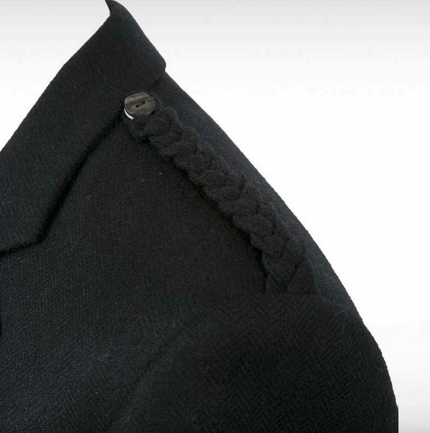 Pride Black Herringbone Crail Jacket & Waistcoat