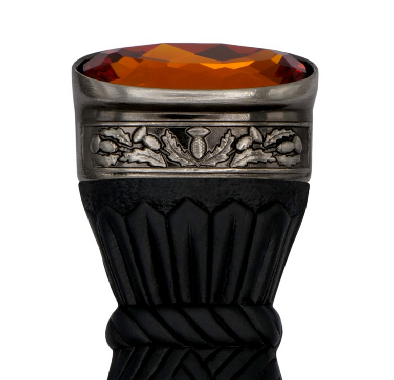 Celtic Knotwork Clan Crest Sgian Dubh - A-C Clans