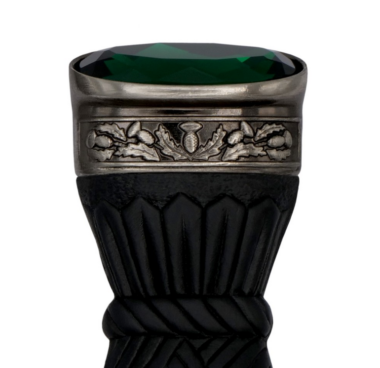 Celtic Knotwork Clan Crest Sgian Dubh - A-C Clans