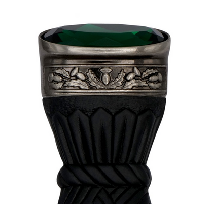 Celtic Knotwork Clan Crest Sgian Dubh - A-C Clans