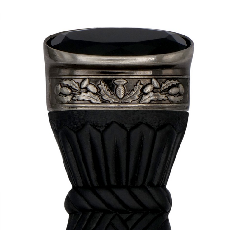 Celtic Knotwork Clan Crest Sgian Dubh - A-C Clans