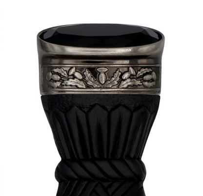Celtic Knotwork Clan Crest Sgian Dubh - A-C Clans