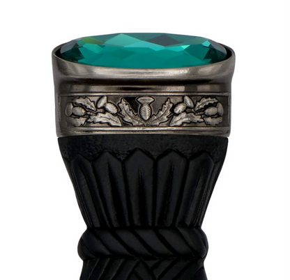 Celtic Knotwork Clan Crest Sgian Dubh - A-C Clans