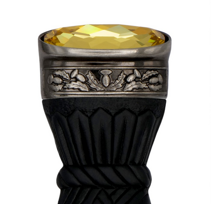 Celtic Knotwork Clan Crest Sgian Dubh - A-C Clans
