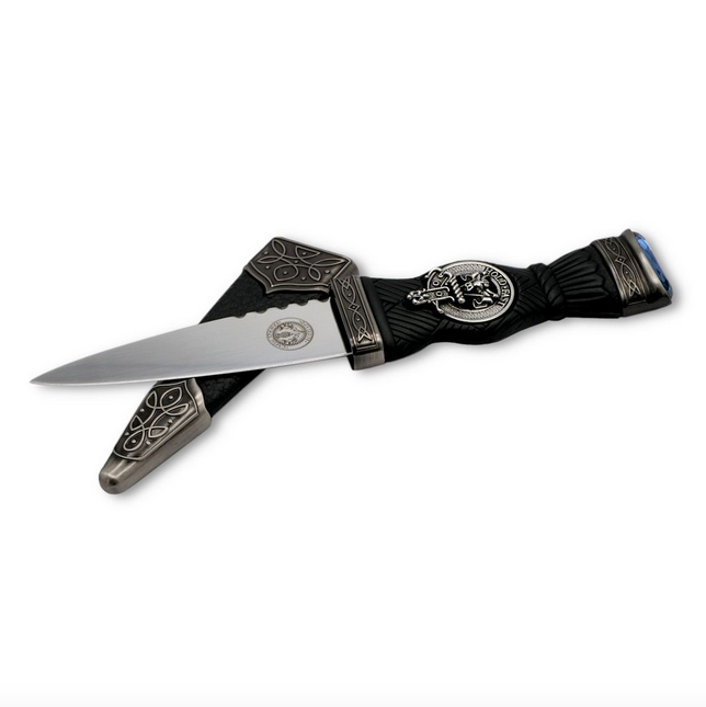 Celtic Knotwork Clan Crest Sgian Dubh - A-C Clans