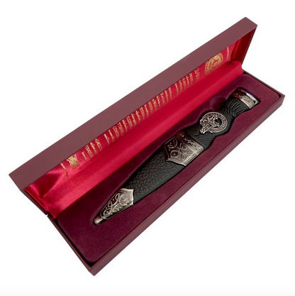 Celtic Knotwork Clan Crest Sgian Dubh - A-C Clans