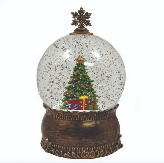 Christmas Tree Globe Spinner