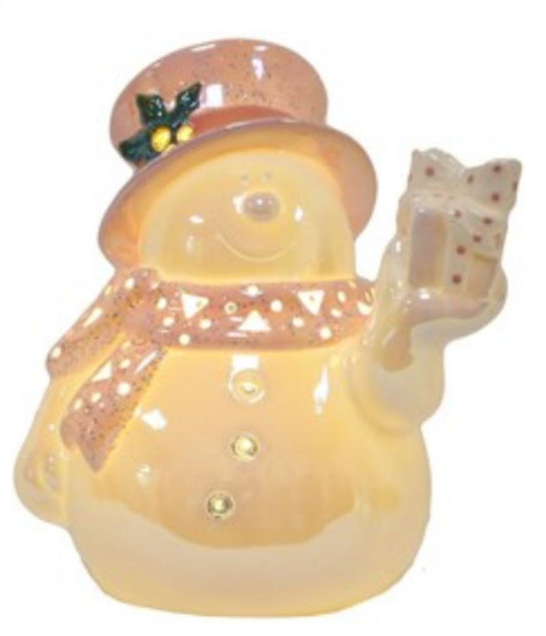 Light Up Snowman & Gift