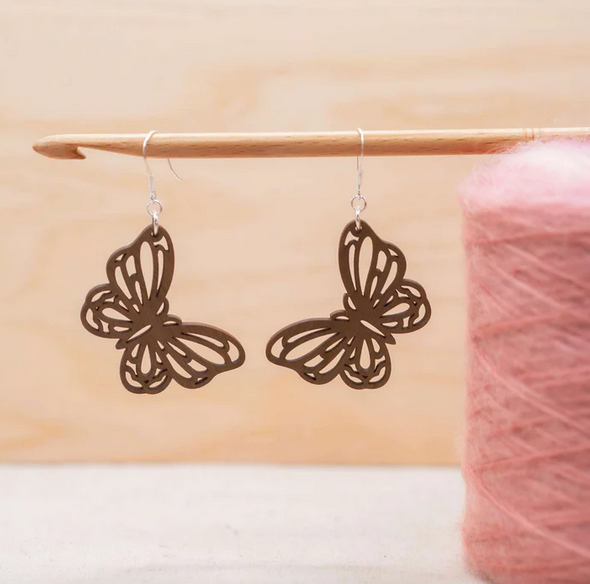 Butterfly Drop Earrings
