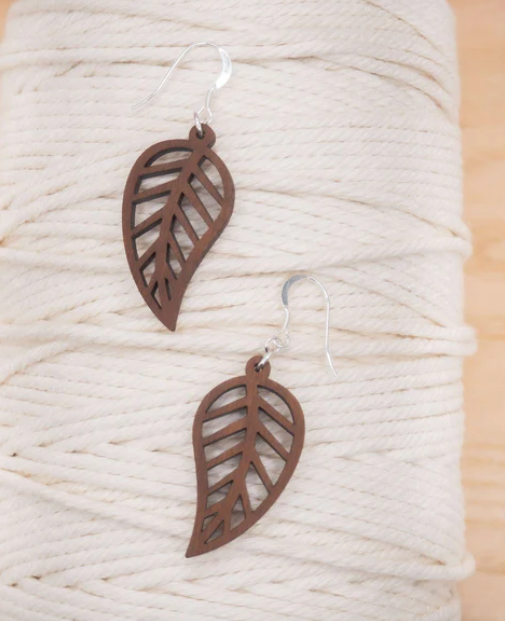 Leaf Drop Earrings