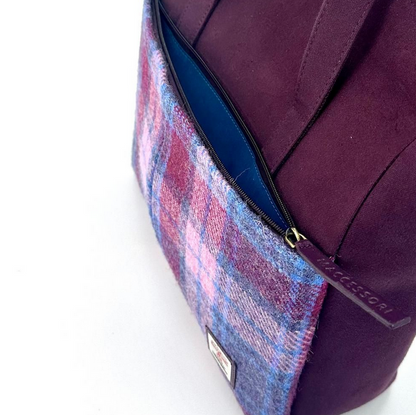 Pastel Pink Travel Messenger Bag
