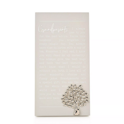 Grandparents - Moments Plaque