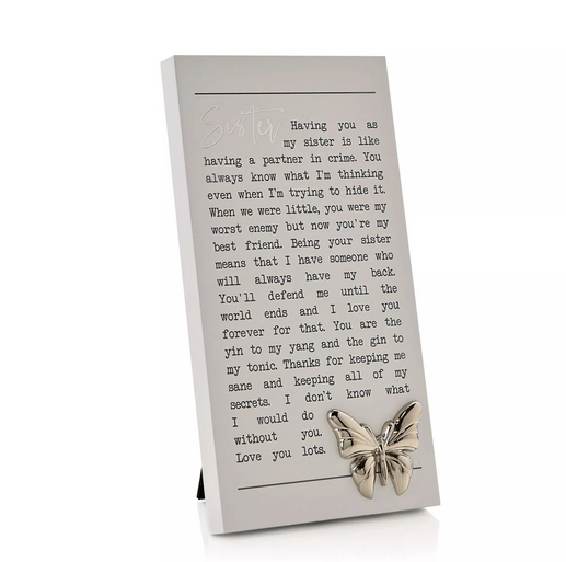 Sister - Moments Plaque