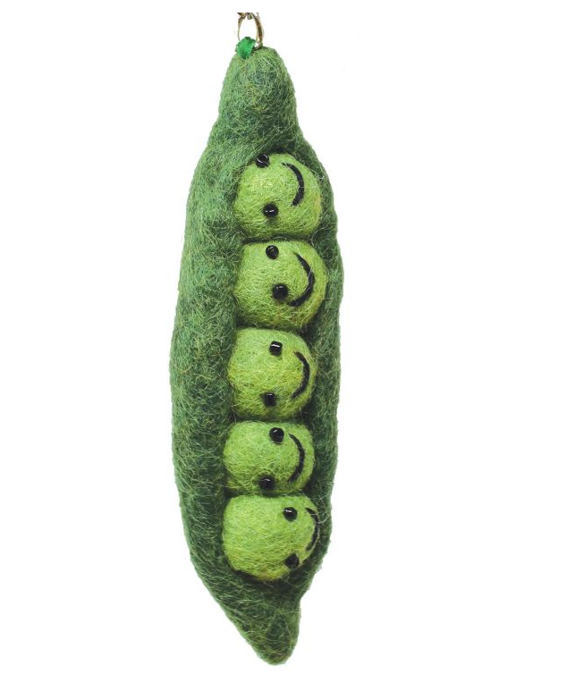 Felt Bag Buddy - Peas