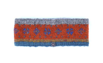 Flower Tick Headband - Orange