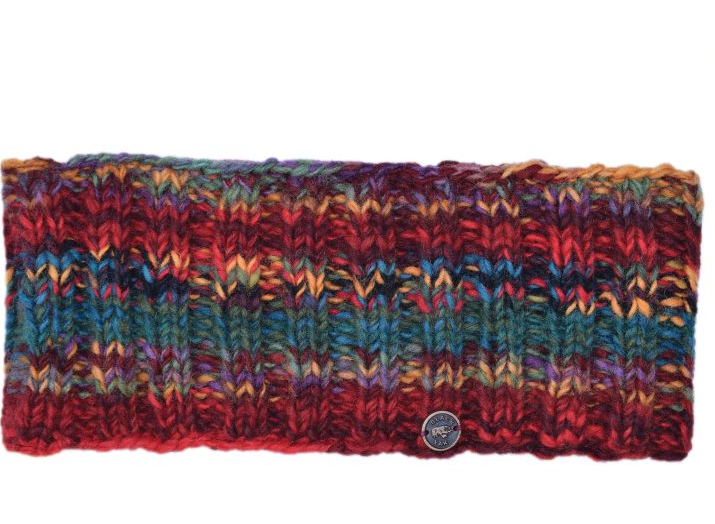 Unisex Electric Stripe Headband - Red