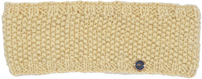 Unisex Moss Stitch Headband - Cream