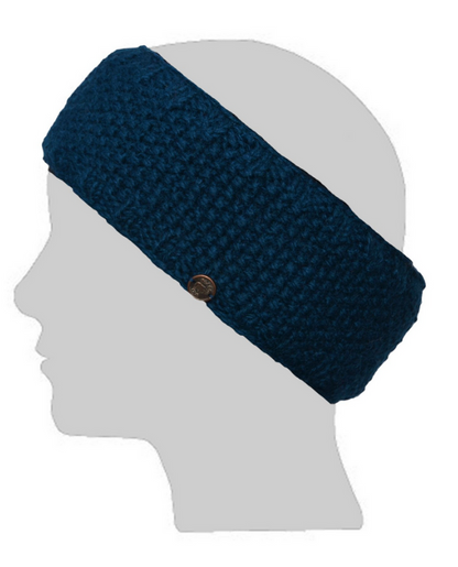 Unisex Moss Stitch Headband - Teal