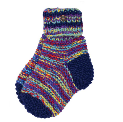 Electric Lounge Socks - Rainbow Blue