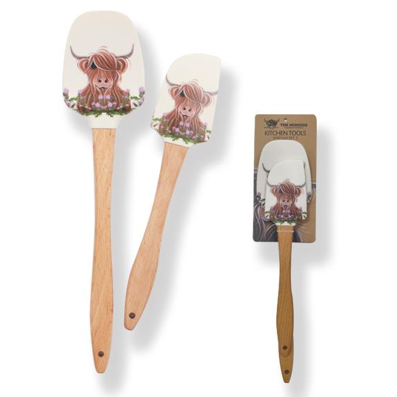 Miss Thistle Set Of 2 Spatulas