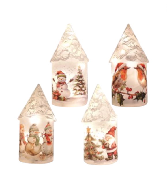 LED Frosted Glass Houses