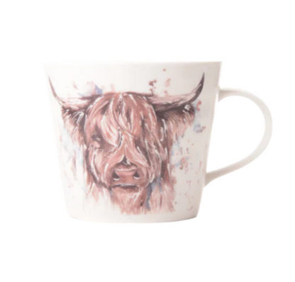Hebrides Highland Cow China Mug