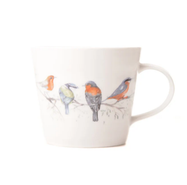 'The Lookout' British Birds China Mug