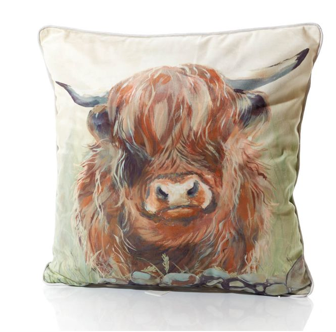 Dougal Highland Cow Cushion
