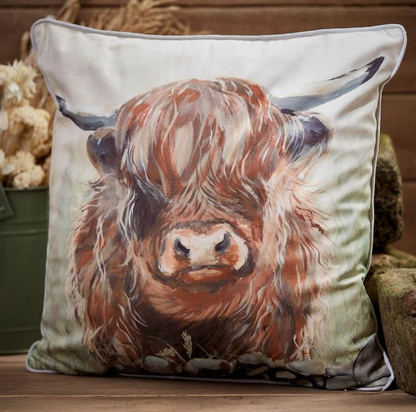 Dougal Highland Cow Cushion