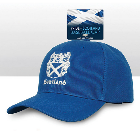 Scotland Crest Blue Baseball Cap