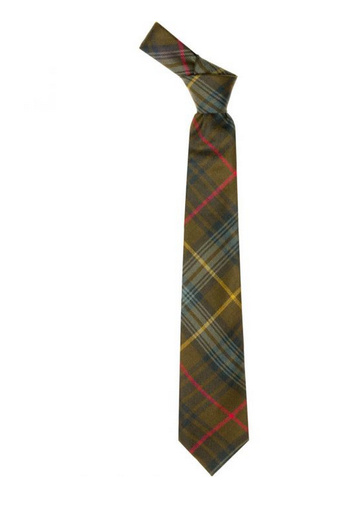 Tartan Neck Tie - Stewart Hunting Weathered