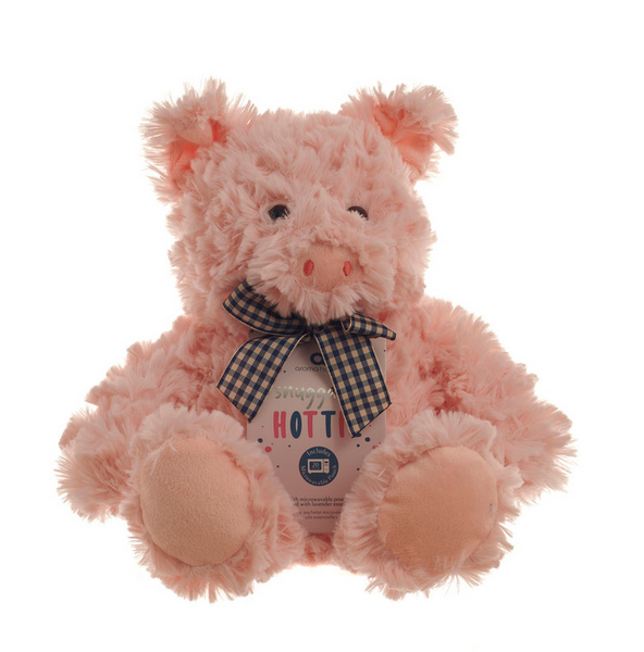 Pig With Bow Tie Snuggable Hottie